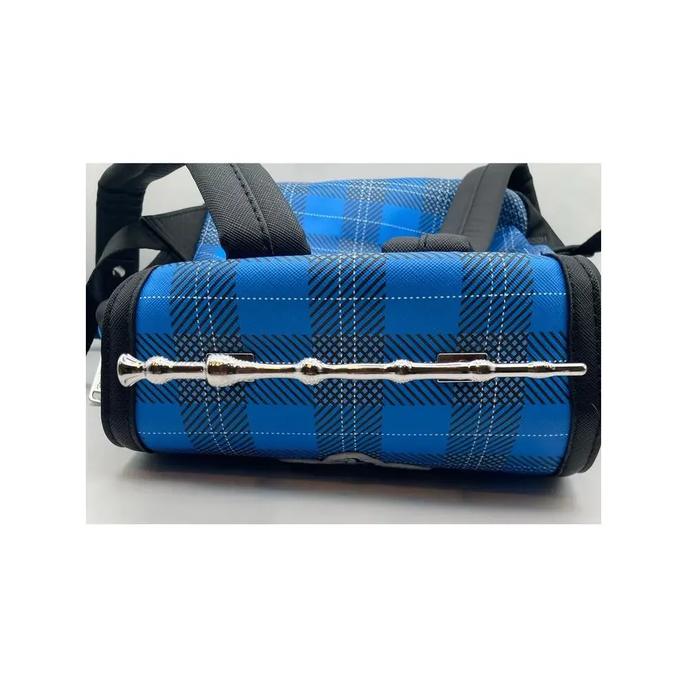Harry Potter Ravenclaw House Plaid Blue Black Loungefly Mini Backpack